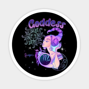 Zodiac Scorpio Goddess Queen Horoscope Magnet